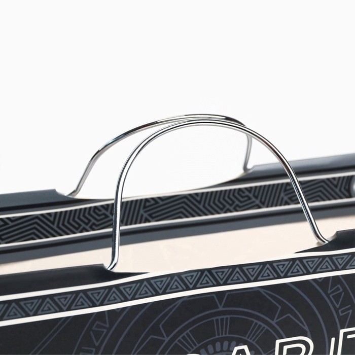 Пакет подарочный под бутылку с тиснением «Поздравляю», Мстители, 35.5×12.5×9 см