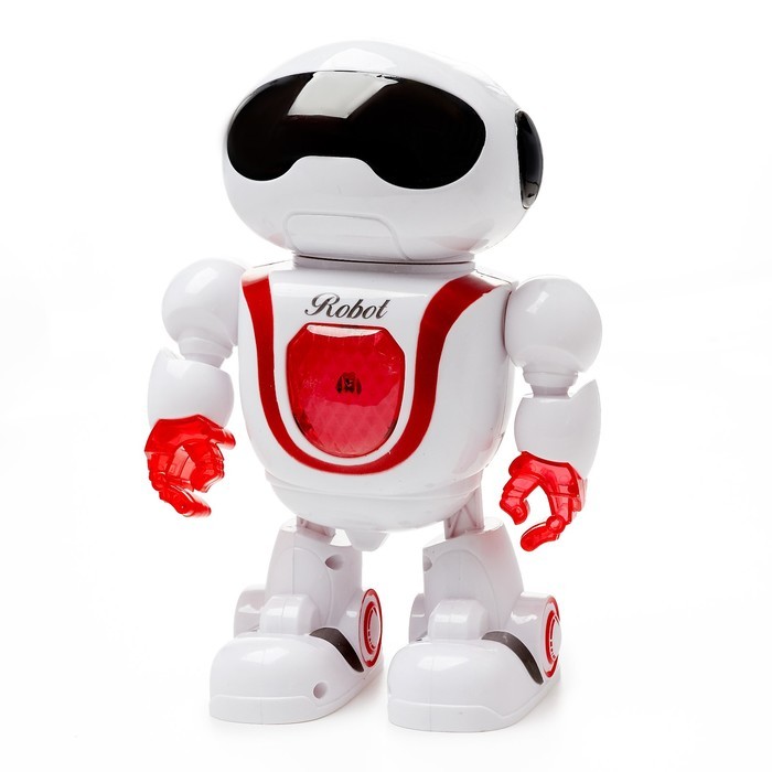 Робот «Танцор», световые и звуковые эффекты, работает от батареек, цвета МИКС