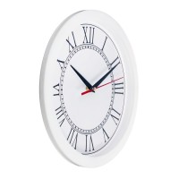 Часы настенные, d-28 см, интерьерные, Классика, "Римские цифры", бесшумные