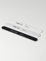 Набор пилок для ногтей, прямых, 100/180, 180/200, 200/240 грит, 18 см, 3 шт