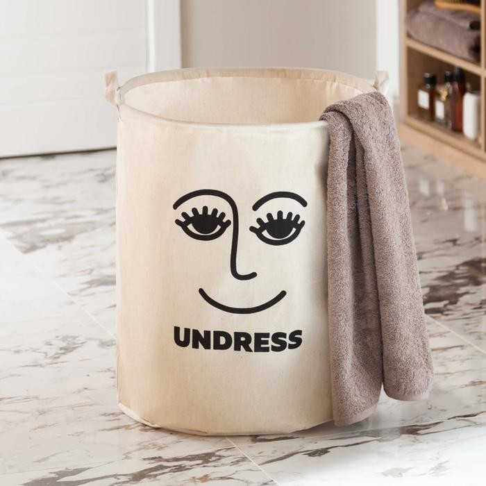 Корзина текстильная «Этель» Undress, 45×55 см
