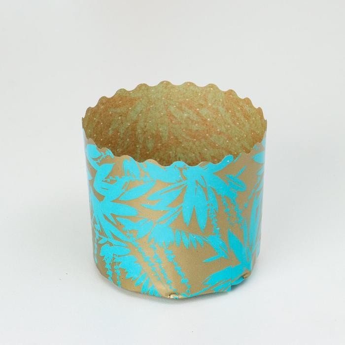 Форма бумажная для кекса, маффинов и кулича "Сказочный лес" 70 х 60 мм