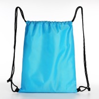 Мешок для обуви на шнурке, цвет голубой