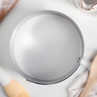 Форма разъёмная для выпечки кексов и тортов с регулировкой размера Доляна, d=16-20 см