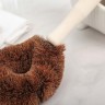 Щётка для чистки посуды Доляна, 8×4.5×23 см, щетина кокос, деревянная ручка