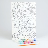 Картина по номерам для детей «Игровой мир», 20 х 30 см