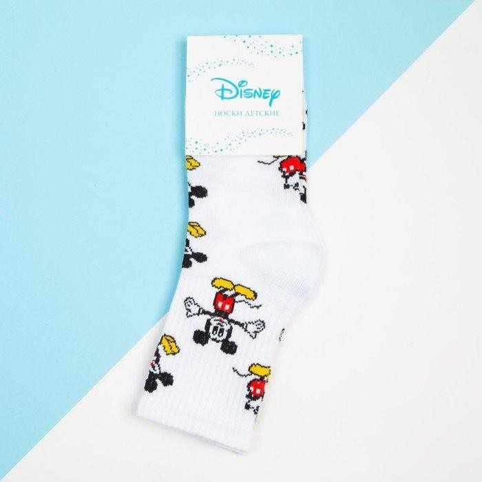 Носки для мальчика «Микки Маус», Disney, 18-20 см, цвет белый