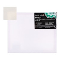 Холст на подрамнике, хлопок 100%, 1.6×25×30 см, акриловый грунт, среднезернистый, 380 г/м²