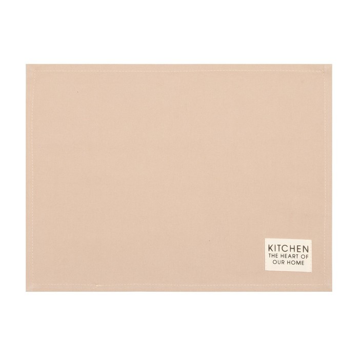 Набор салфеток Этель Kitchen, цвет бежевый, 30х40 см - 2 шт, 100% хлопок, саржа 220 г/м2