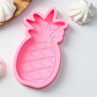 Молд «Ананас», 15,5×8×2 см, цвет розовый