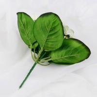 Букет "Герань душистая" белая 4х17 см