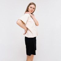 Футболка женская MINAKU REGULAR FIT: цвет бежевый, р-р 52