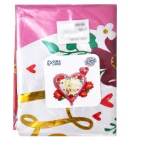 Шар фольгированный 24" «Сердце с цветами»