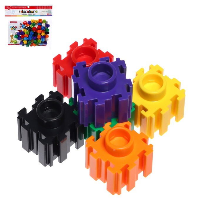 Конструктор обучающий «Объёмный пазл», 75 деталей