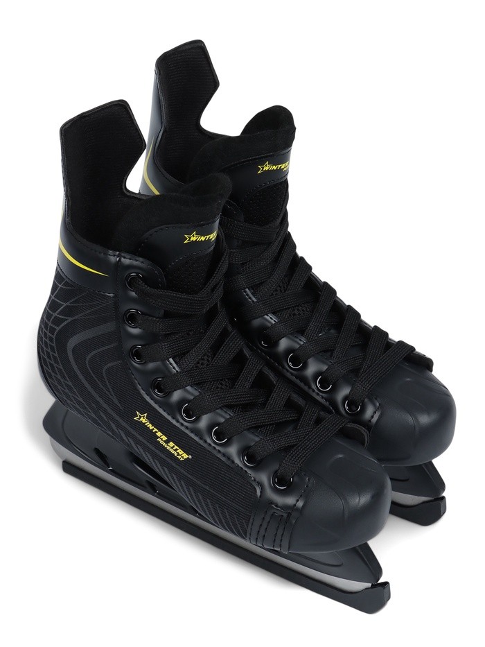Коньки хоккейные Winter Star Powerplay Yellow, р. 47