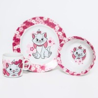 Набор посуды подарочный, 3 предмета: кружка 200 мл, тарелка 19 см, салатник 250 мл, «Кошечка Мари», Коты Аристократы
