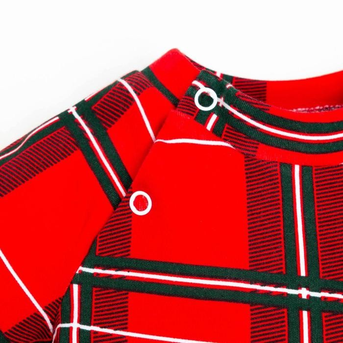 Комбинезон детский «Крошка Я. Клетка», рост 62-68 см