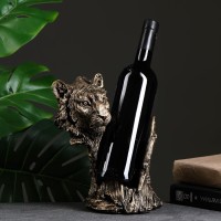 Подставка для бутылки «Тигр», под бронзу, 16×18×24 см