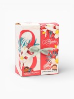 Коробка с двумя видами конфет и лентой «8 марта», 200 г