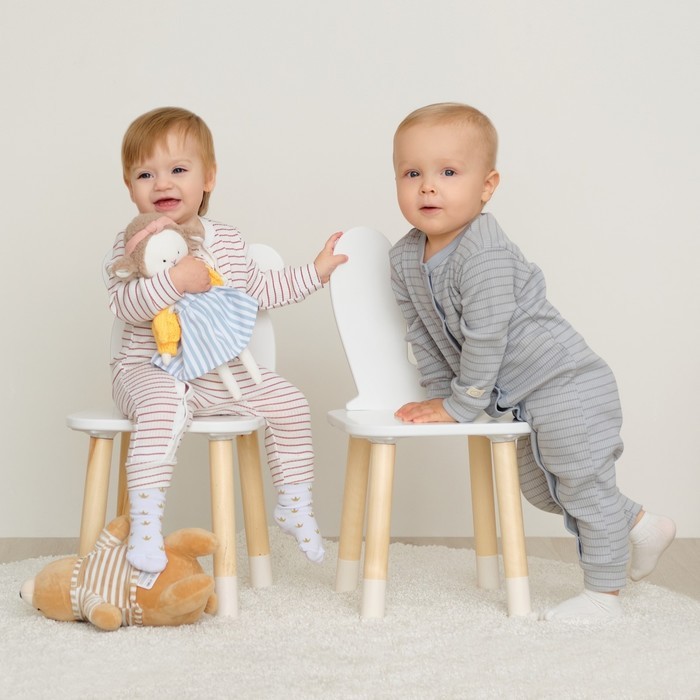 Комбинезон Крошка Я, BASIC LINE, рост 62-68 см, полоска серая