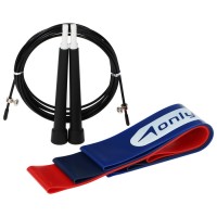Набор для фитнеса "Геометрия": 3 фитнес-резинки, скакалка