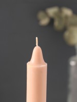 Ароматическая свеча парафиновая хозяйственная, 2.4×21 см, 80 г, ваниль