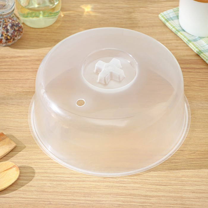 Крышка для СВЧ, d=25 см, h=11 см, цвет прозрачный