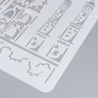 Трафарет пластик "Тадж-Махал. Агра" 29х20,8 см