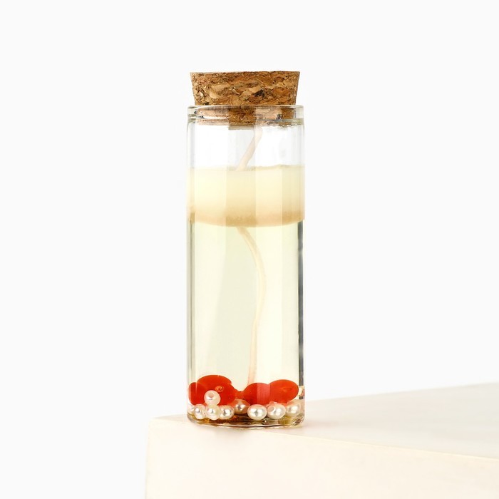 Свеча новогодняя гелевая «Жемчужина», на Новый год, 8,5 х 2,9 см