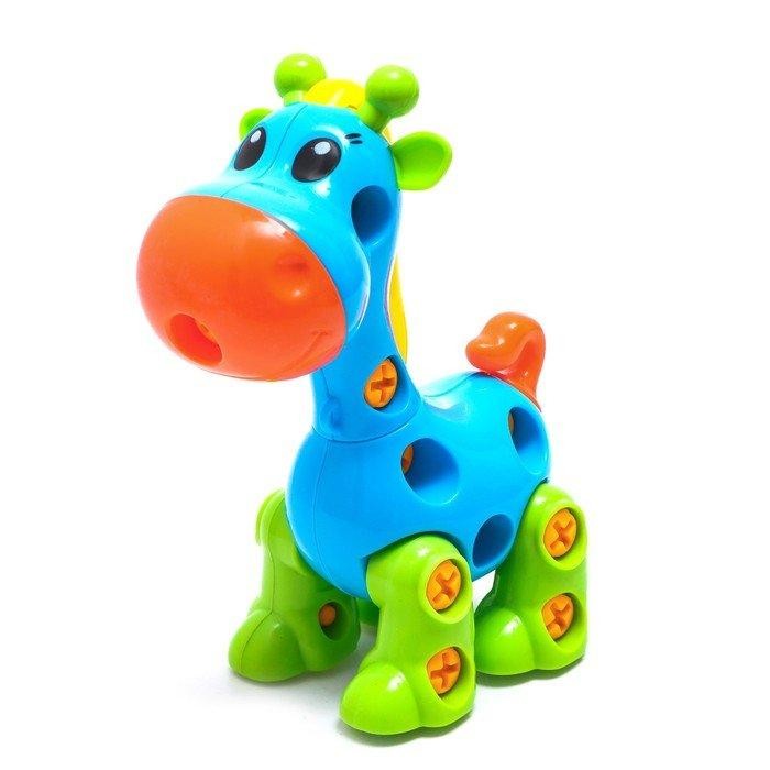 Конструктор винтовой «Жирафик», 16 деталей