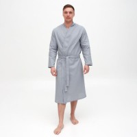 Халат вафельный мужской удлинённый «Экономь и Я» размер 46-48