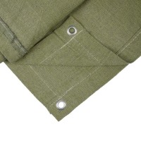 Полог брезентовый, 3 × 3 м, плотность 400 г/м², люверсы шаг 1 м, огнеупорный