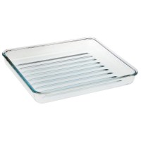 Форма для запекания и выпечки из жаропрочного стекла прямоугольная Доляна, 3 л, 34,5×28,5×4,6 см