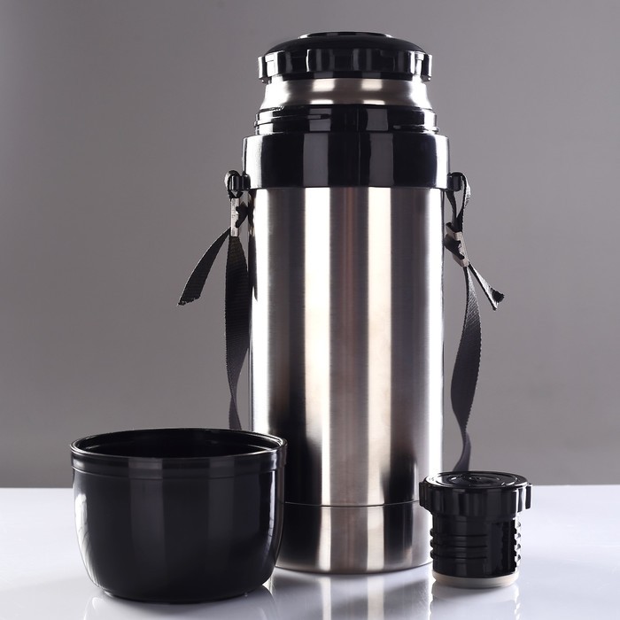 Термос универсальный "Дорожный" 1с672, 1.5 л, 49 °С, 24 ч, на ремне