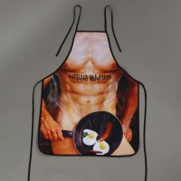 Фартук кухонный «Люблю жарить», полноцветный