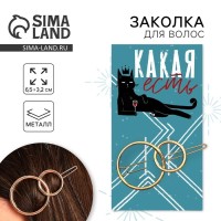 Заколка для волос формовая «Какая есть»