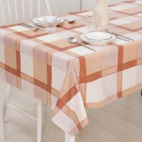 Клеёнка столовая на нетканой основе «Клетка голубая», рулон 25 метров, ширина 130 см