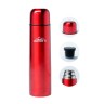 Термос Мастер К «Гильза», 1 л, с кружкой, сохраняет тепло 24 ч, нержавеющая сталь, красный