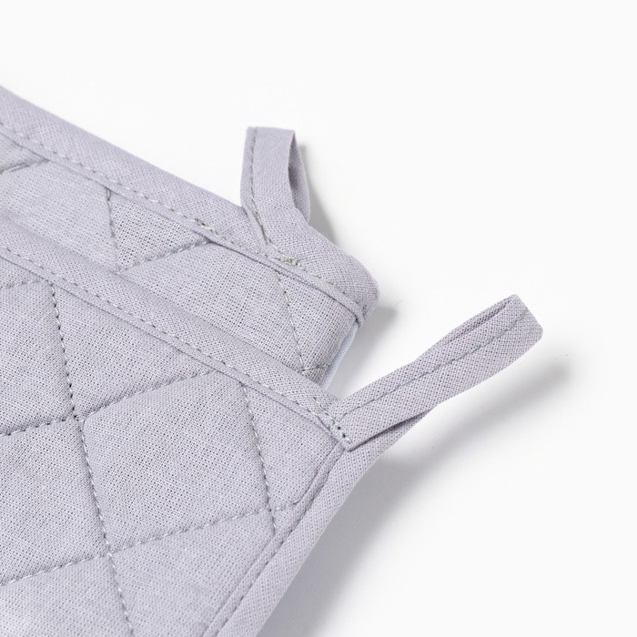 Набор кухонный Доляна "Волшебство": варежка 20х28 см, прихватка 17х17 см, 35% хл, 65% пэ