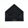 Конверт для денег Happy Birthday, 16.5×8 см, тиснение, чёрный крафт