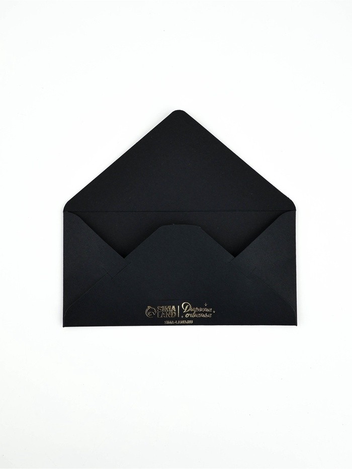 Конверт для денег Happy Birthday, 16.5×8 см, тиснение, чёрный крафт