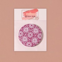 Зеркало складное «Кружево», d 7,5 см, рисунок МИКС