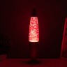Лава-лампа "Ракета" 1х30Вт Е14-R39 (блестки) красный 11х11х41см