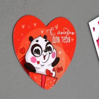 Магнит на холодильник «С любовью для тебя», 7 х 6 см