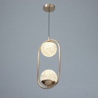 Светильник BayerLux "Орликс" 2хLED 40Вт золото 20,5х13х42 см