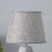 Лампа настольная "Виктория" 1хЕ14 40Вт серый 20х20х32см