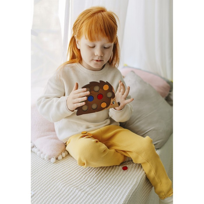 Мозаика-игра «Повтори за ёжиком»