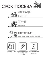Семена  Петуния "Мамбо" F1 фиолетовая многоцветковая,набор 5 шт