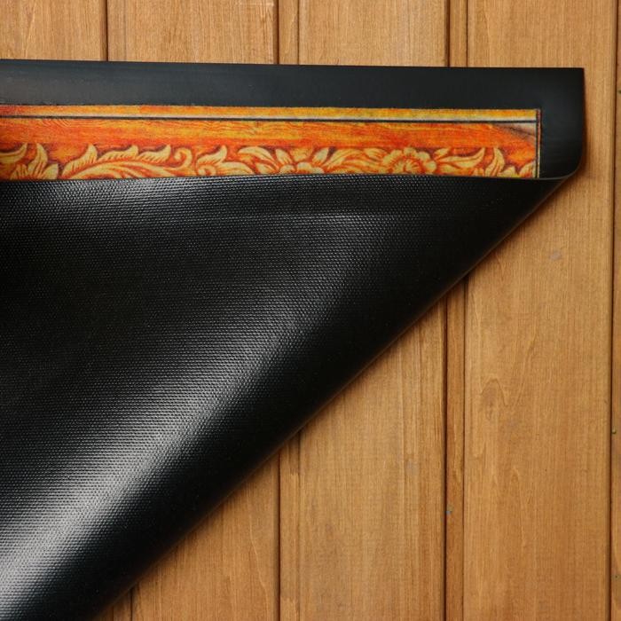 Коврик для бани на пол, «Заходи, здоровья набирайся», 60×40 см, полиэфир, ЭВА, «Банная забава»