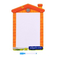 Набор для рисования светом «Домик» + доска напиши и сотри, ручка с фонариком, маркер